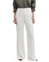 Twp Howard Pant In Coated Viscose Linen In Bone In White