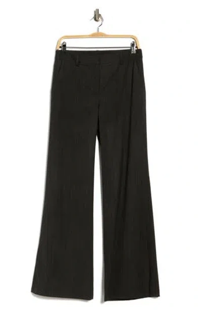 Twp Howard Stretch Wool Wide Leg Pants In Black
