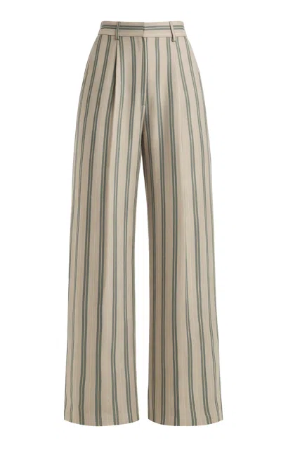 Twp Hudson St Mid-rise Wide-leg Pants In Multi