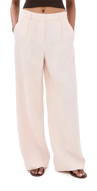 Twp Hudson St. Pants Creme De Peche In White