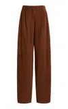 Twp Hudson St Suede Pants In Brown