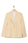 Twp Husband Peak Lapel Blazer In Butter