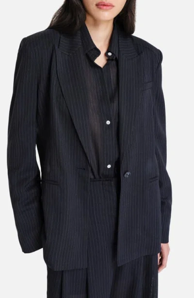 Twp Husband Pinstripe Blazer