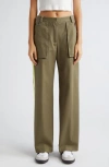 TWP ISA SIDE STRIPE STRETCH TWILL PANTS