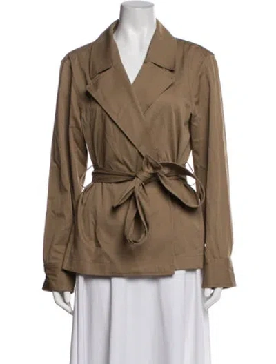 Pre-owned Twp Jacket In Brown