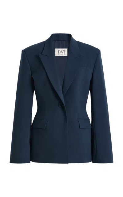 Twp Jasper Wool Blazer In Blue