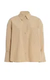 Twp J.d. Cotton Shirt In Brown