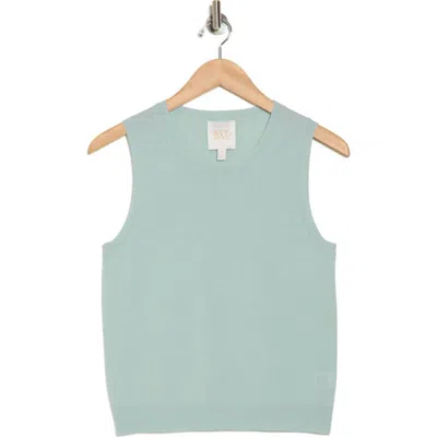Twp Jenny's Cashmere Sweater Tank In Pale Aqua