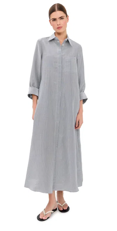 Twp Jenny's Gown White / Blue In Multi