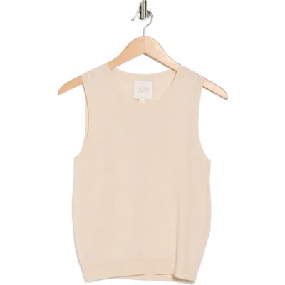 Twp Jenny's Sleeveless Cashmere Top In Neutral
