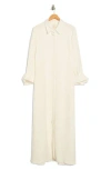 Twp Jennys Gown Shirtdress In Neutral