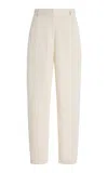 Twp Jetties Beach Barrel-leg Pants In Off-white
