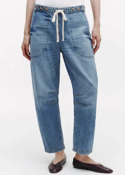 Twp Jetties Beach Jeans In Vintage Wash In Multi