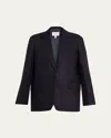 Twp Jillian Single-breasted Wool-cashmere Blazer In Blue