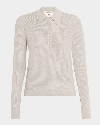 Twp Jorden Cashmere Polo In Neutral