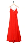 Twp Josephine Cocktail Dress In Cherry Tomato
