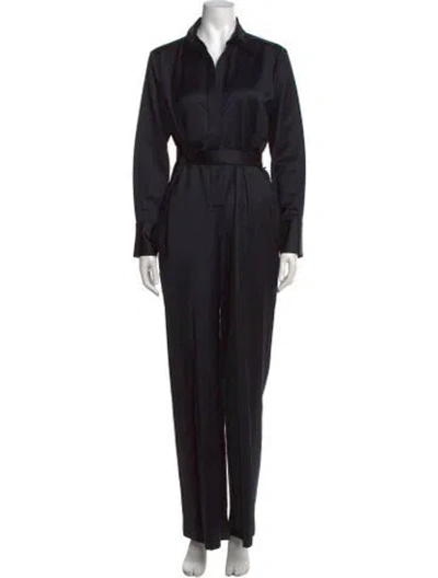 Pre-owned Twp Jumpsuit In Black
