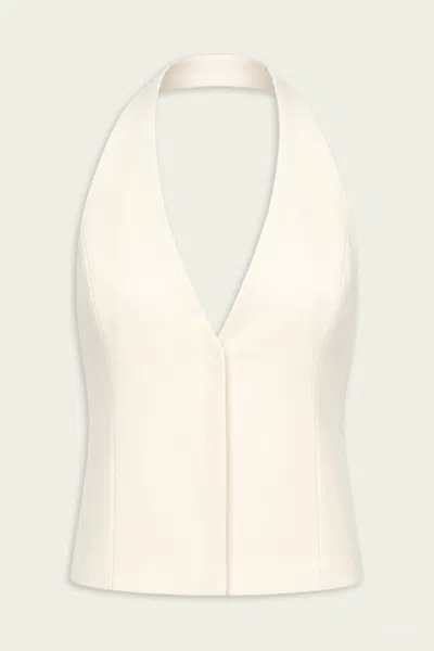 Twp Keelyn Vest In Ivory In Pink