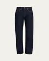Twp Womens Indigo Resin Kent Straight-leg Denim Jeans In Black
