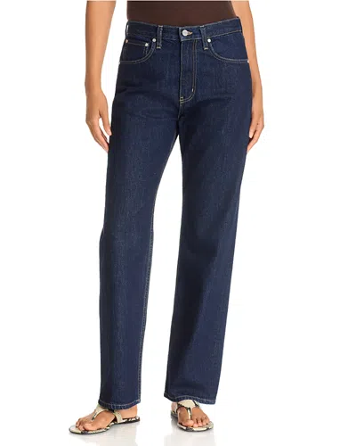 Twp Kent Straight Jeans In Indigo Resin