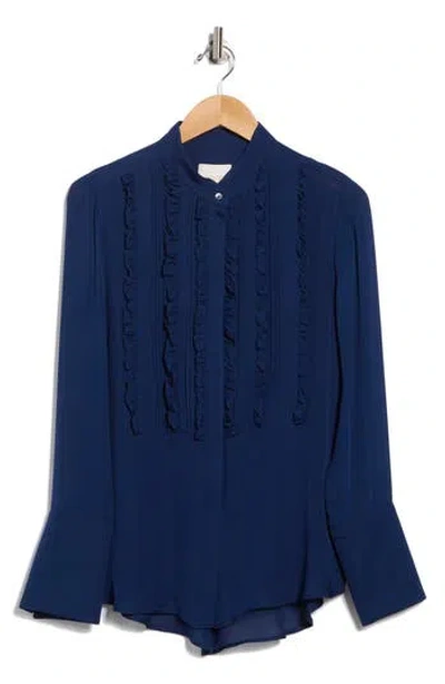 Twp Kimmie Long Sleeve Silk Button-up Shirt