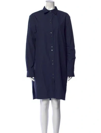 Pre-owned Twp Knee-length Dress In Blue