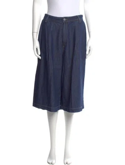 Pre-owned Twp Knee-length Shorts In Blue