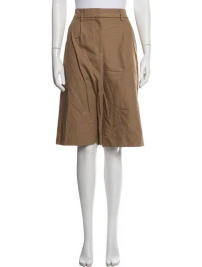 Pre-owned Twp Knee-length Shorts In Brown