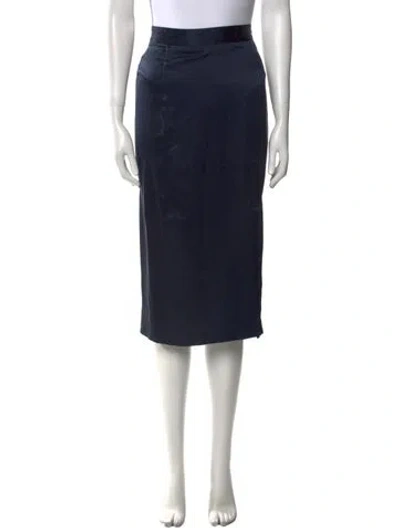 Pre-owned Twp Knee-length Skirt In Blue