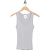 Twp Knit Merino Wool Tank In Gray
