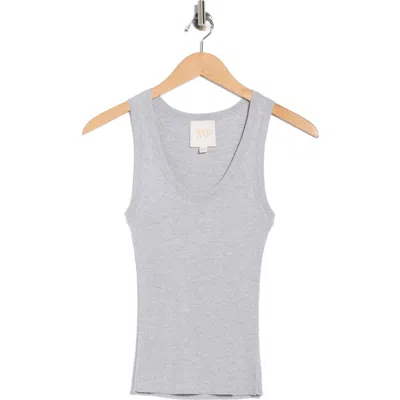 Twp Knit Merino Wool Tank In Gray