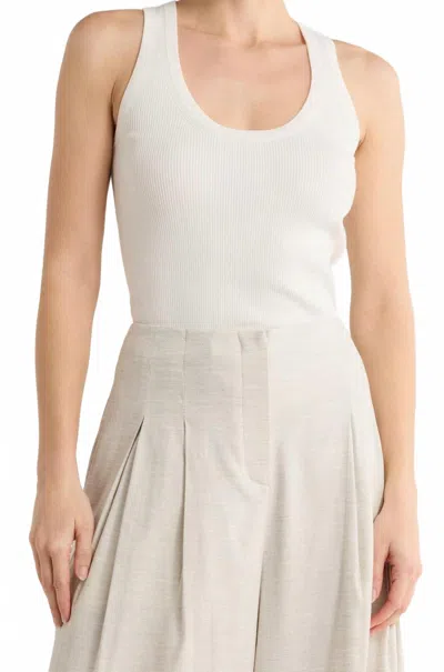 Twp Knit Tank In Ivory In Multi