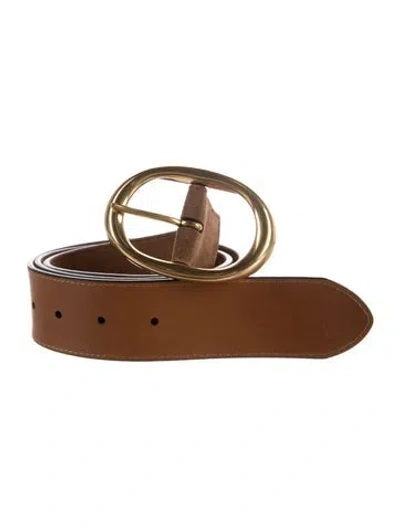 Pre-owned Twp Leather Belt In Neutrals