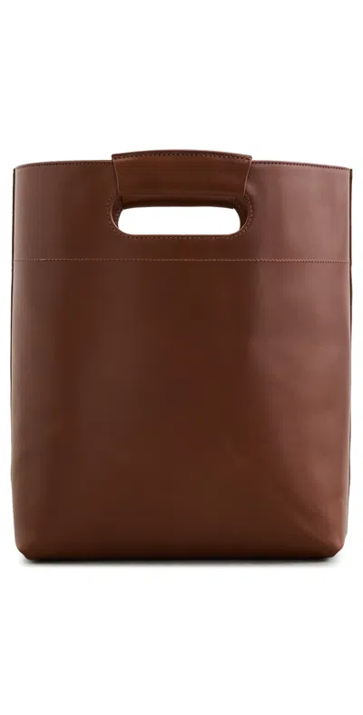 Twp Leather Bucket Bag Cognac
