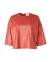 Twp Leather Ex T In Red