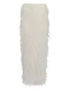 Twp Light As A Feather Maxi Skirt In White