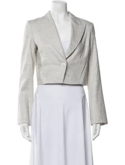 Pre-owned Twp Linen Blazer In Neutrals