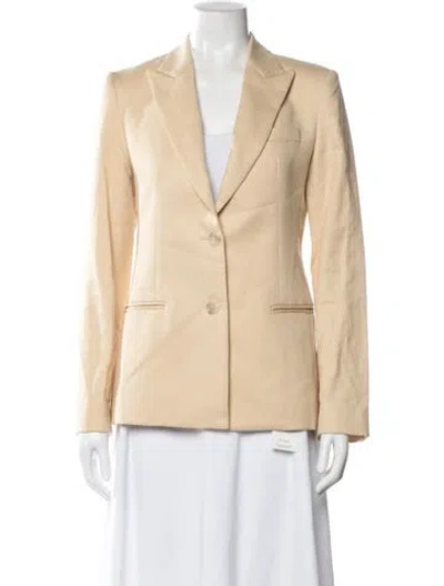 Pre-owned Twp Linen Blazer W/ Tags In Neutral