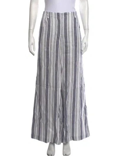 Pre-owned Twp Linen Wide Leg Pants In Multicolor