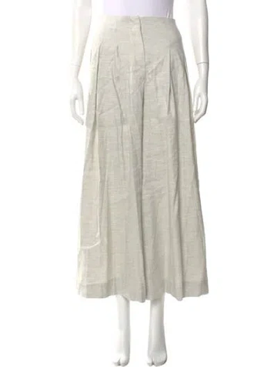 Pre-owned Twp Linen Wide Leg Pants In Neutral