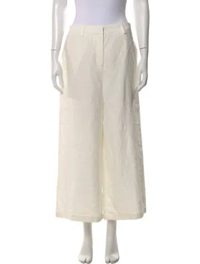 Pre-owned Twp Linen Wide Leg Pants In Neutral