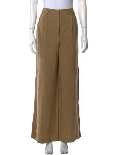 Pre-owned Twp Linen Wide Leg Pants In Neutrals