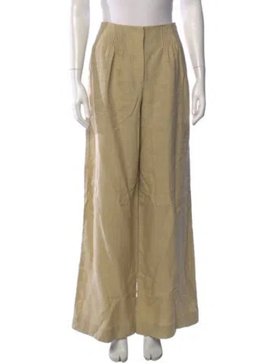 Pre-owned Twp Linen Wide Leg Pants W/ Tags In Neutrals
