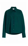 Twp Little Big Joe Cotton Button-up Shirt In Green