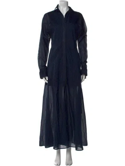 Pre-owned Twp Long Dress In Blue