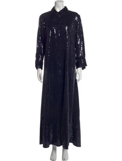 Pre-owned Twp Long Dress In Blue