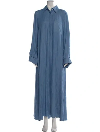 Pre-owned Twp Long Dress In Blue