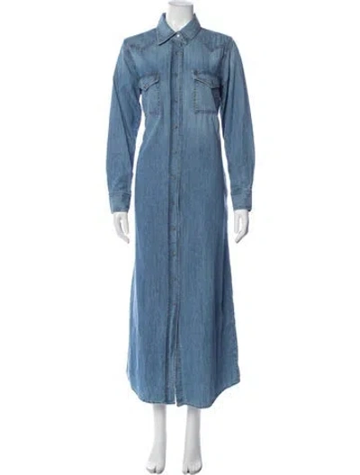 Pre-owned Twp Long Dress In Blue