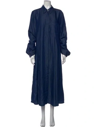 Pre-owned Twp Long Dress In Blue