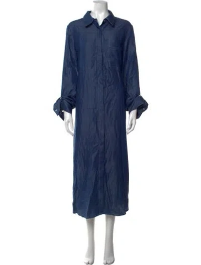Pre-owned Twp Long Dress In Blue